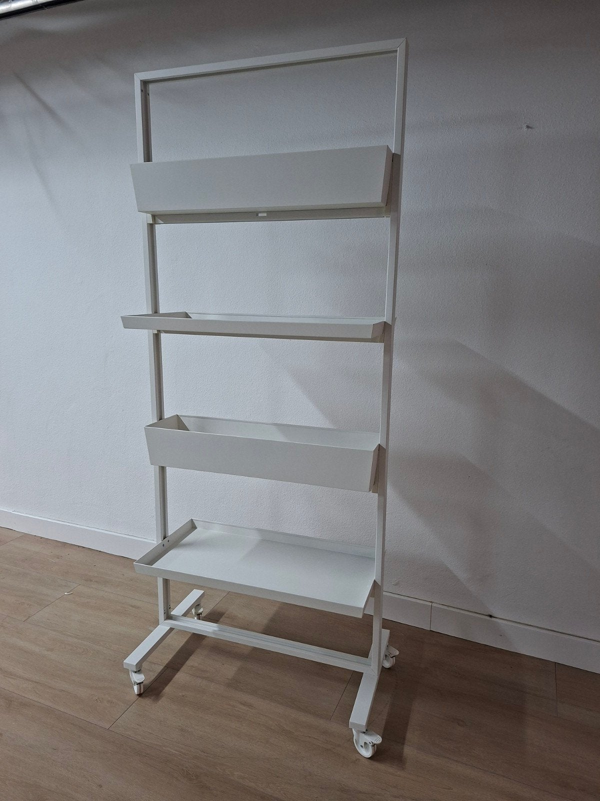 Ikea Mittzon, wit, roomdivider, rolkast, opbergmeubel, Ophalen, Nieuw, 25 tot 50 cm, Rechthoekig