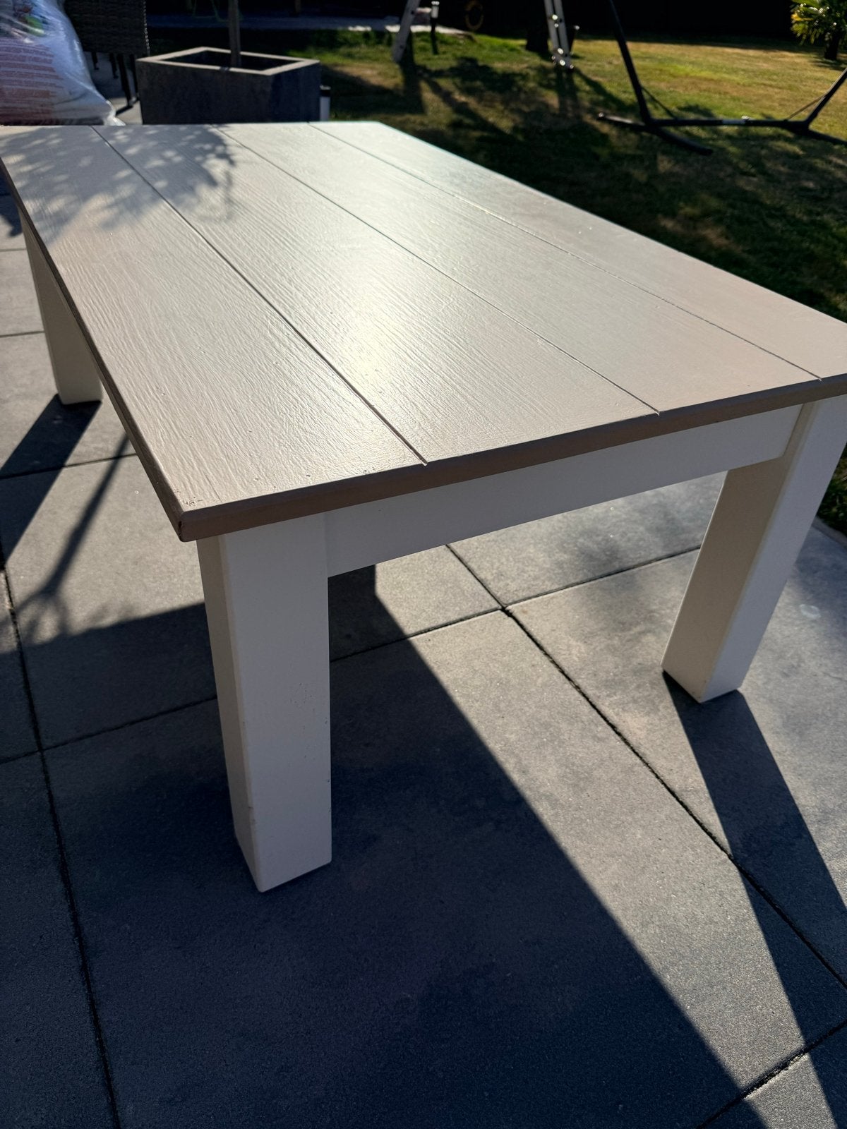 Gezellige salontafel met lichte gebruikssporen, Ophalen, Gebruikt, 100 tot 150 cm, 50 tot 100 cm