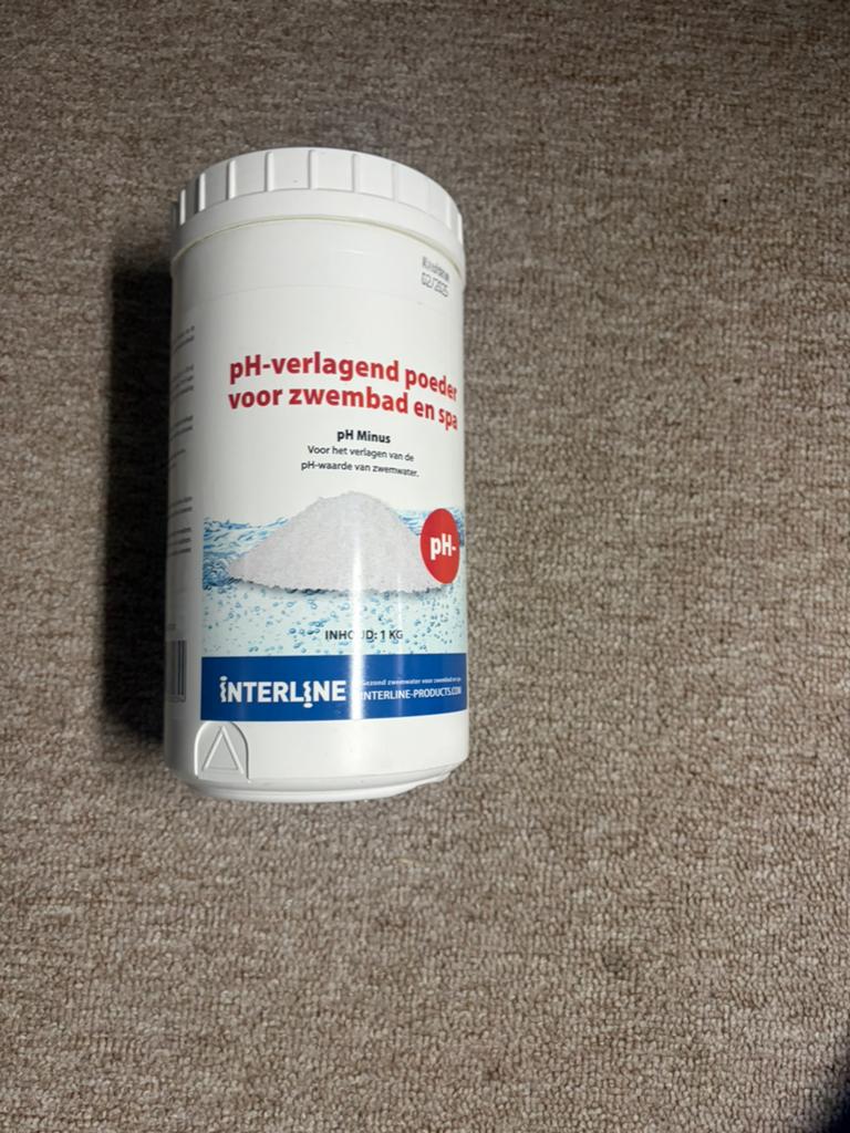 Ph verlagend poeder voor zwembad, Ophalen, Reinigingsmiddel
