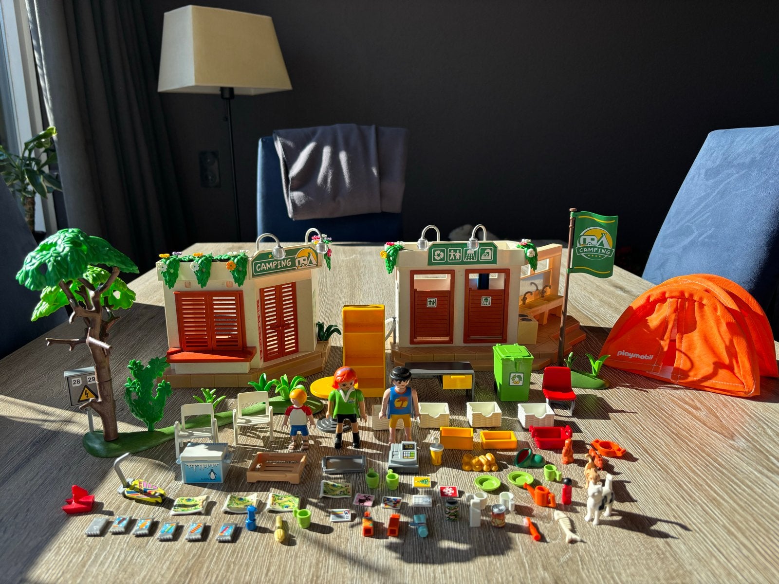 Playmobil Camping Set met Tent en Figuren, Ophalen of Verzenden, Gebruikt, Summer fun, Gebouw