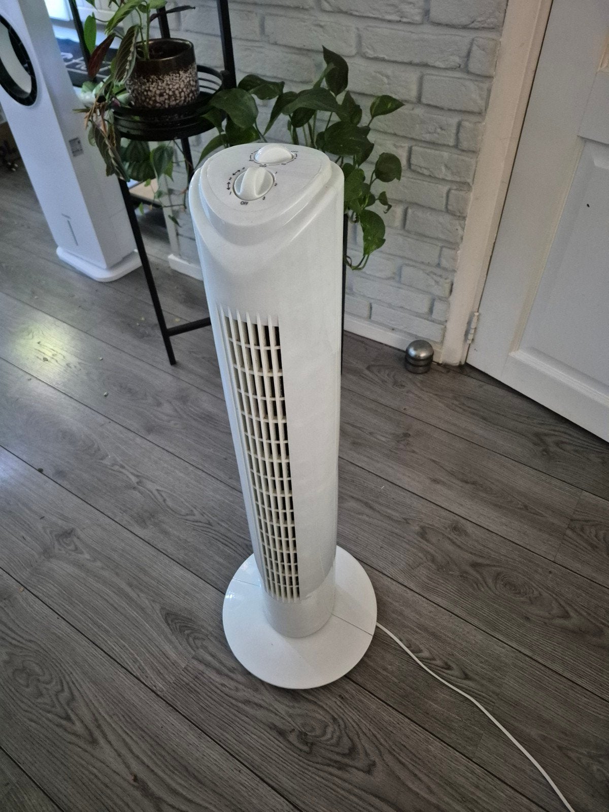 Blokker Torenventilator - Wit, Ophalen of Verzenden, Zo goed als nieuw, Torenventilator