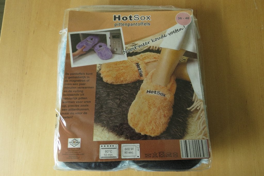 Pittenpantoffels - HotSox - Maat 36 t/m 40 - NIEUW, Kleding | Dames, Ophalen, Nieuw, Blauw, Pantoffels of Sloffen