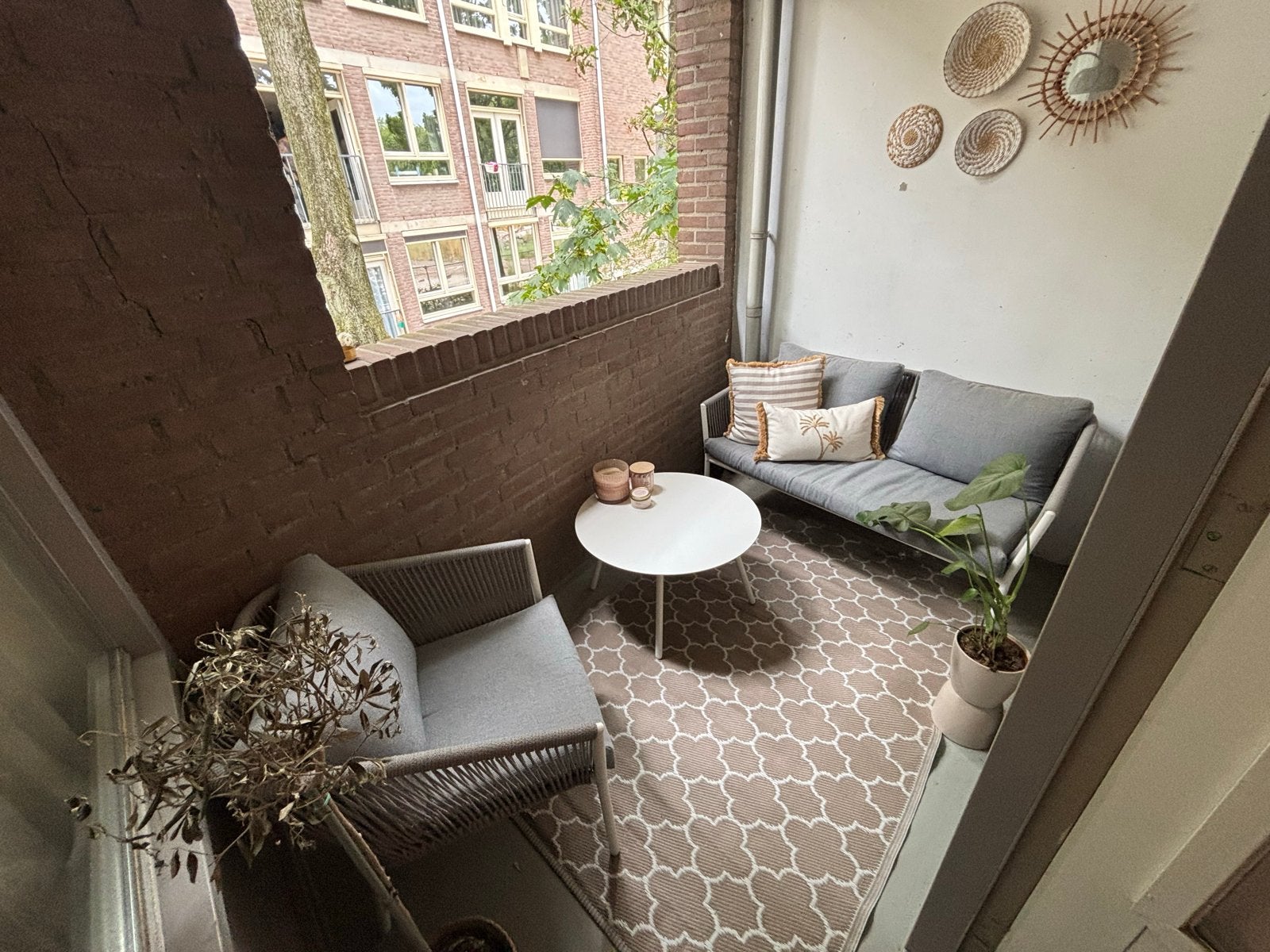 Complete loungeset/tuinset met GRATIS kussens en decoratie, Overige materialen, Gebruikt, 3 zitplaatsen, Ophalen of Verzenden