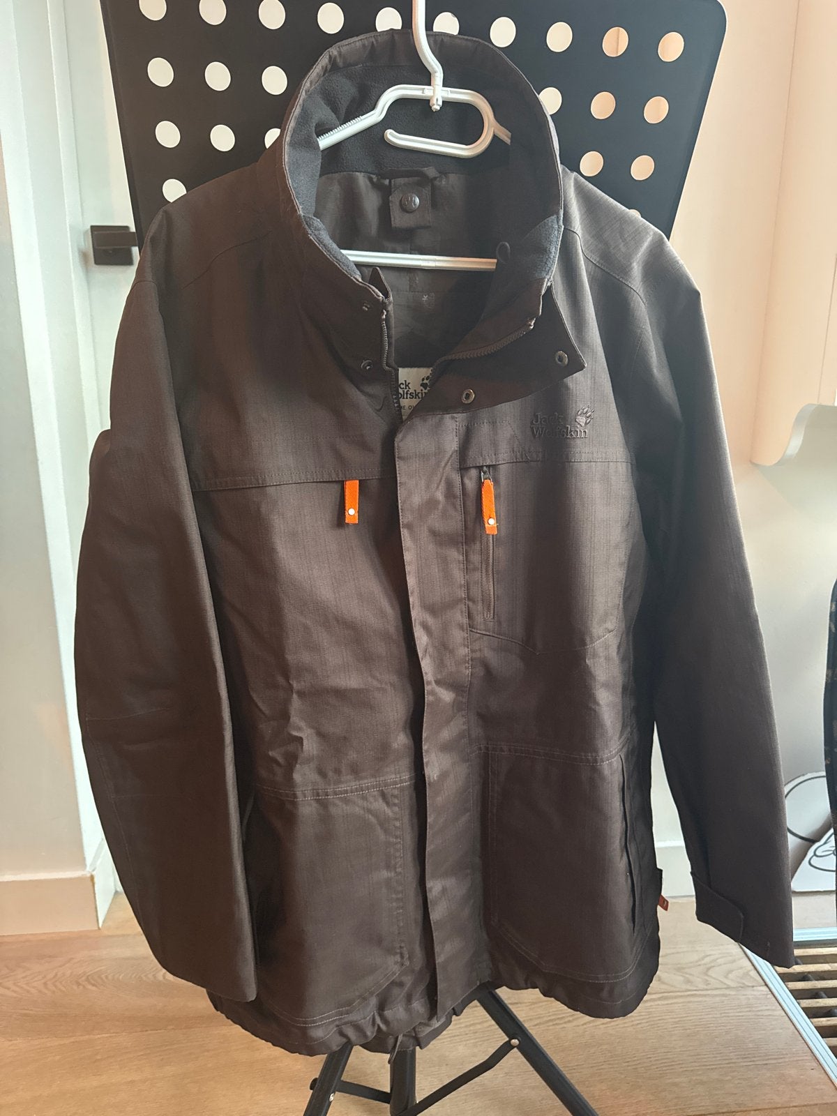 Jack Wolfskin Heren Jas Maat M - Bruin, Ophalen of Verzenden, Gedragen, Maat 48/50 (M), Bruin