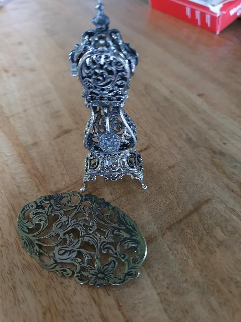 Klok en bros zilver, Ophalen of Verzenden, Zilver