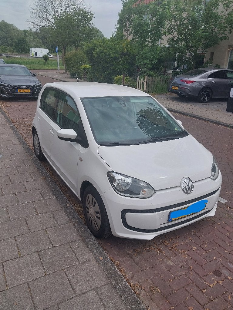 Volkswagen up! 1.0 44KW/60PK 5-DRS 2014 Wit 4200 euro!, Voorwielaandrijving, Euro 5, Stof, Up!