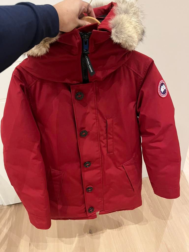 Originele Canada Goose Winterjas - maat XS Rood, Ophalen of Verzenden, Zo goed als nieuw, Maat 46 (S) of kleiner, Rood