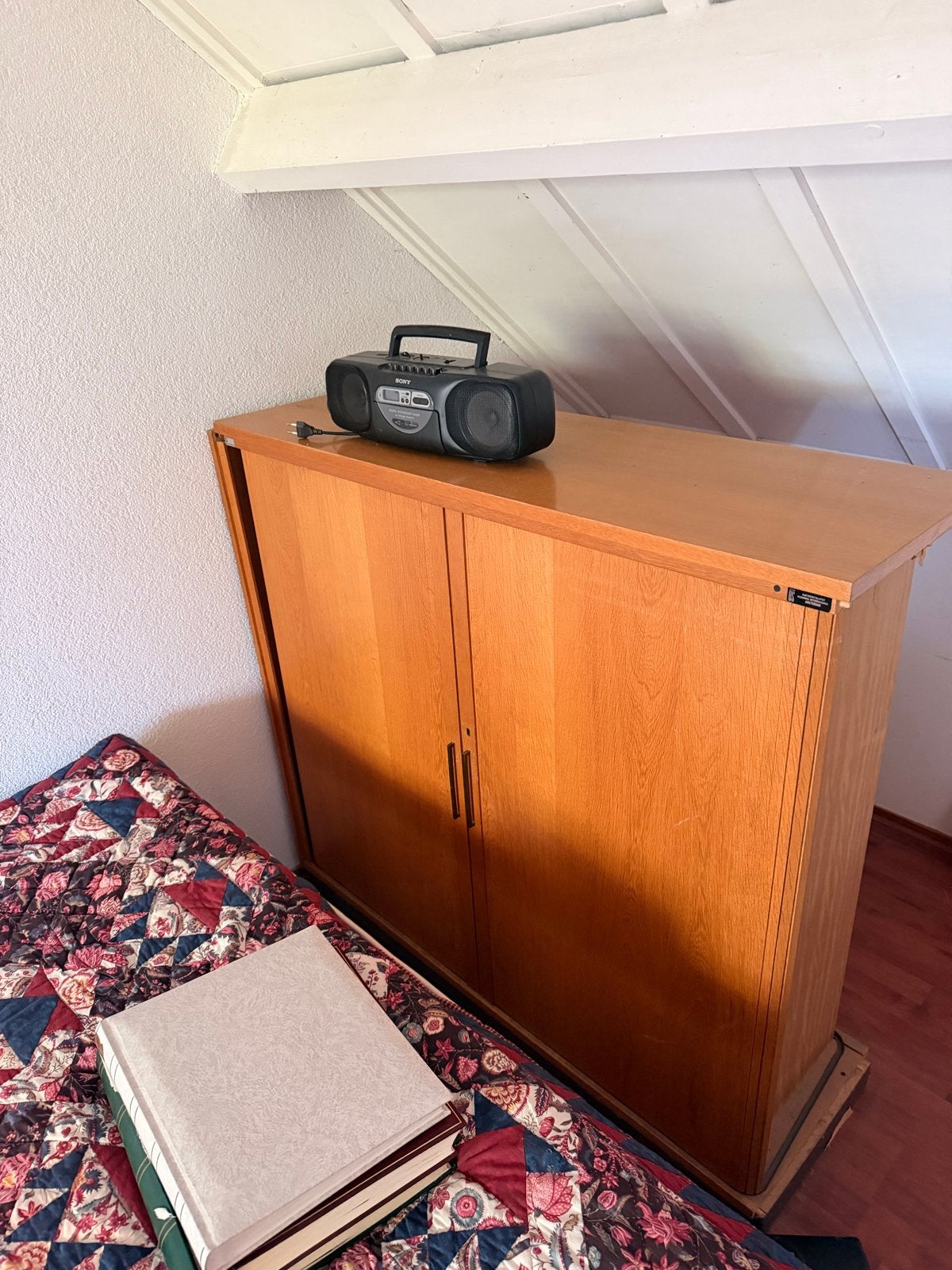 Vintage kantoorkast met roldeuren - Opknapper, Huis en Inrichting, Kasten | Roldeurkasten en Archiefkasten, Ophalen, Gebruikt
