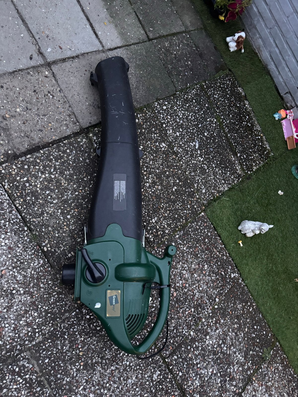 Greenway bladblazer/bladzuiger - Elektrisch, Gebruikt, Met zuigfunctie, Handgedragen, Ophalen of Verzenden