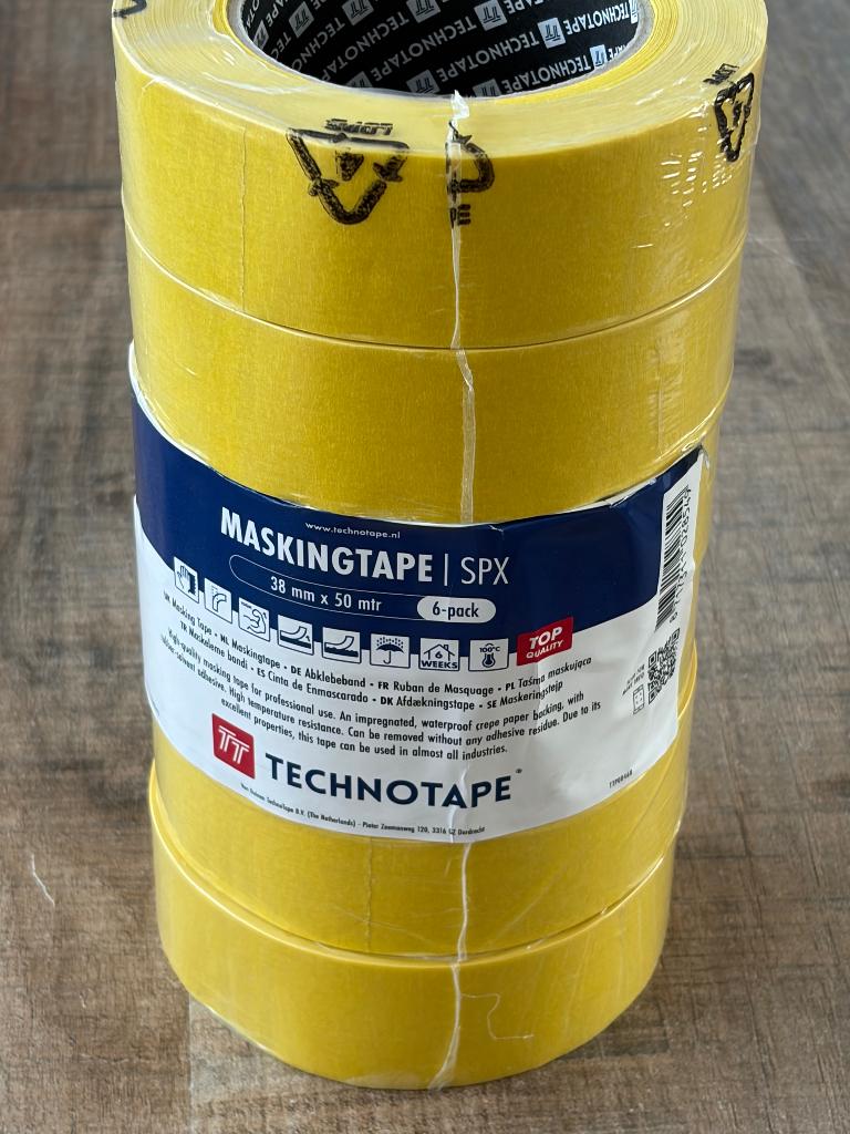 Afplaktape 38 mm x 50 m - SPX, Ophalen, Nieuw, Overige typen