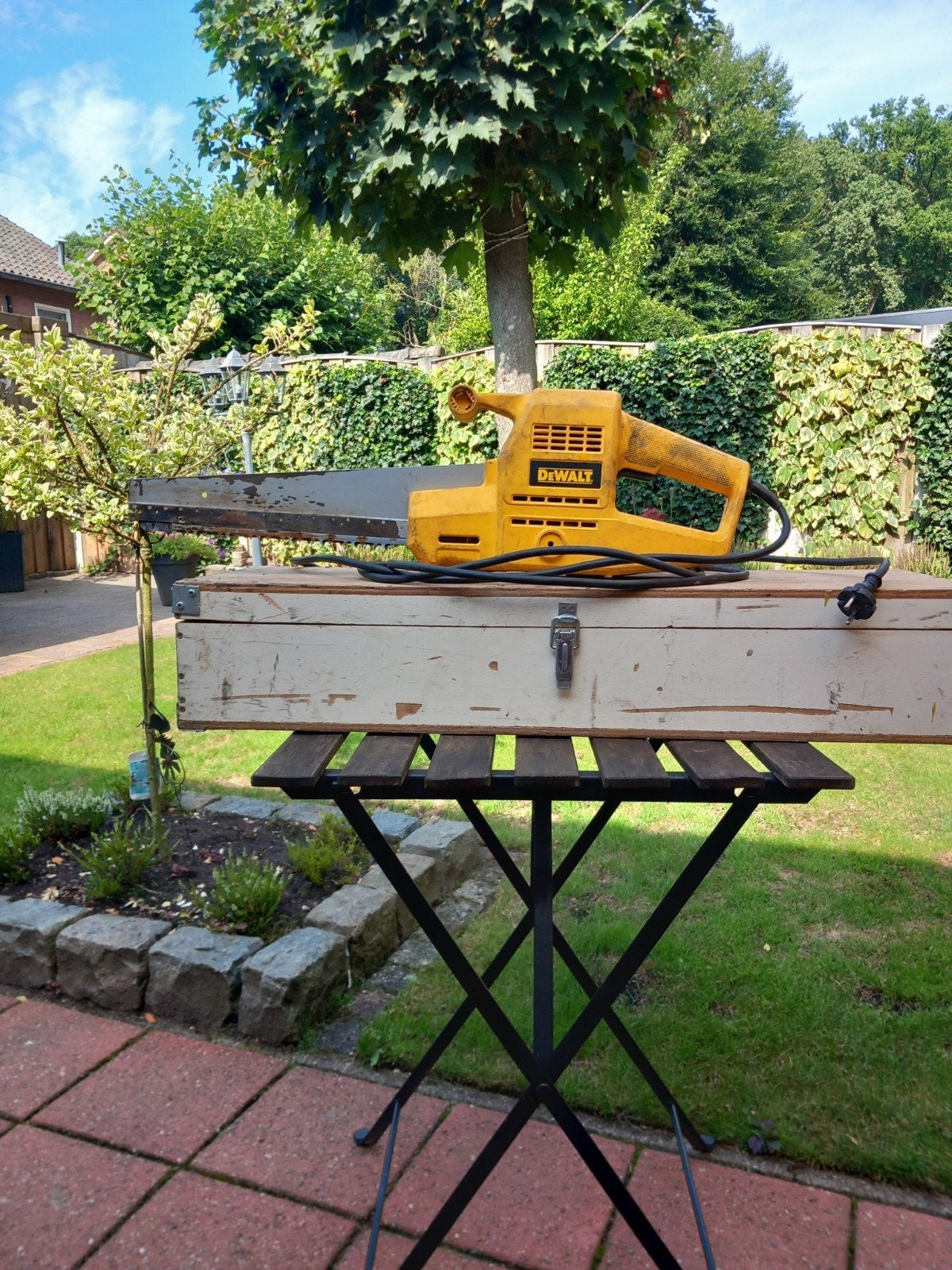 DeWalt elektrische Alligator zaag DW390/391, Gebruikt, DeWalt, 70 mm of meer, Ophalen of Verzenden