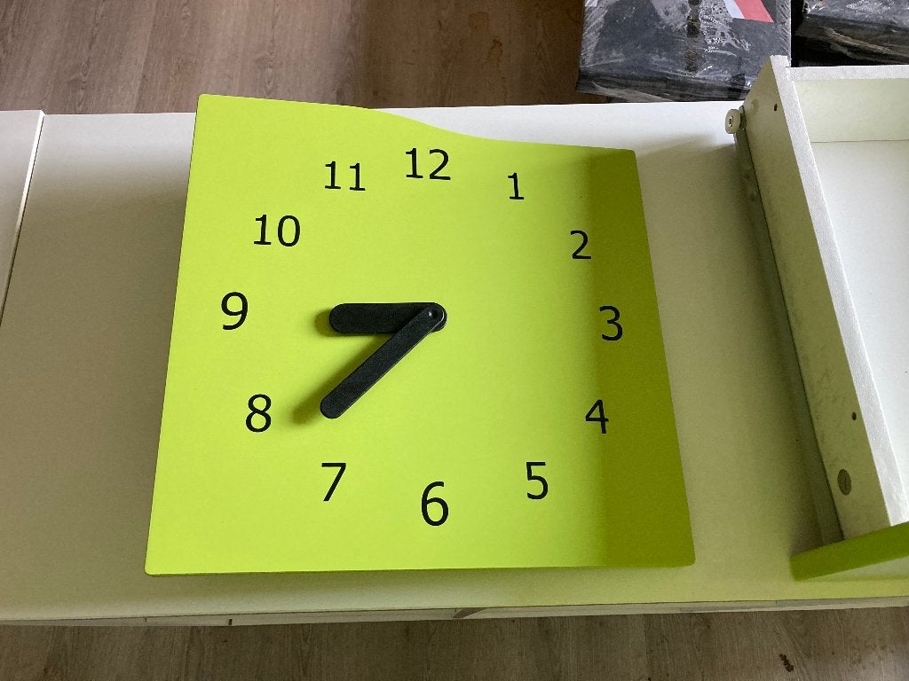 Groene Ikea klokdeur voor Kallax kast, Zo goed als nieuw, Minder dan 100 cm, 25 tot 50 cm, Met deur(en)