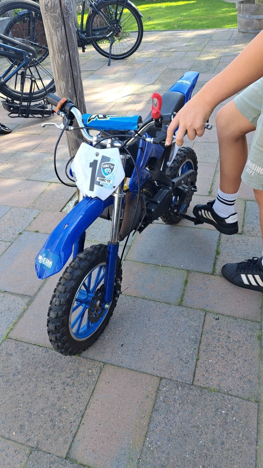 Set van 2 Pitbikes - Blauw en Oranje, Ophalen, Gebruikt, Onbekend, Pitbike