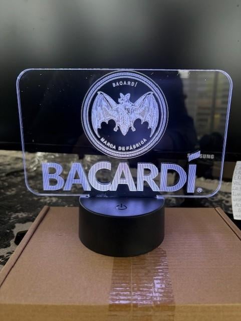 lampje bacardi, Verzamelen, Merken en Reclamevoorwerpen, Ophalen of Verzenden, Zo goed als nieuw, Gebruiksvoorwerp