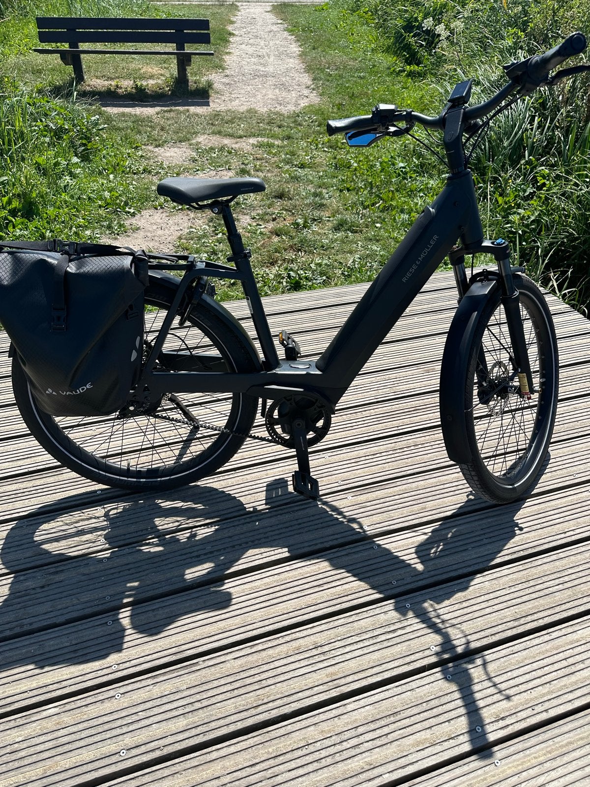 Riese & Müller Vario GT Bosch CX 625Wh - Z.G.A.N., Zo goed als nieuw, 51 tot 55 cm, 50 km per accu of meer, Ophalen
