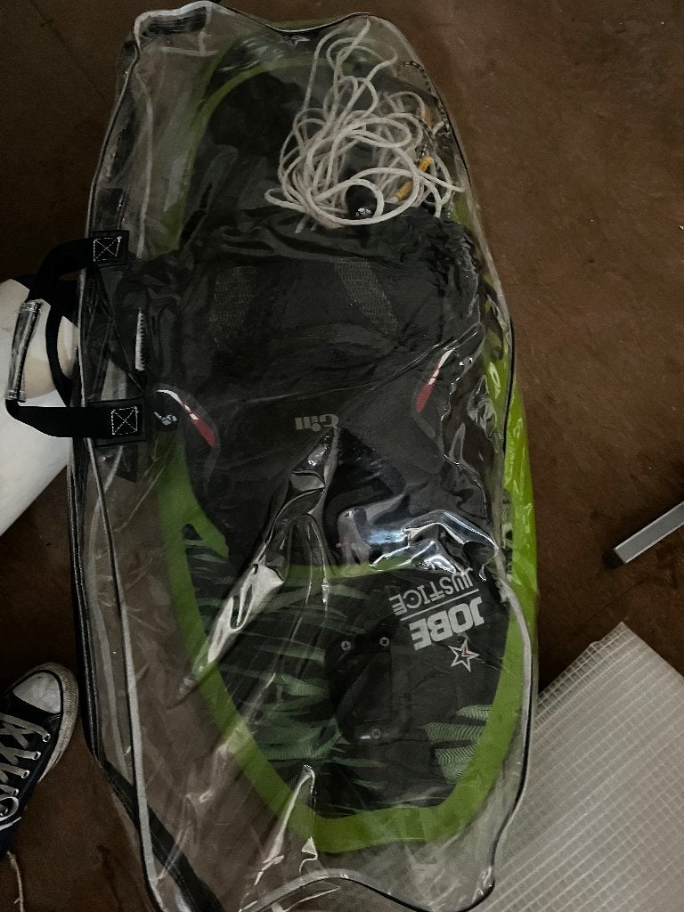 Kneeboard met vest en koord, Watersport en Boten, Ophalen of Verzenden, Gebruikt, Board