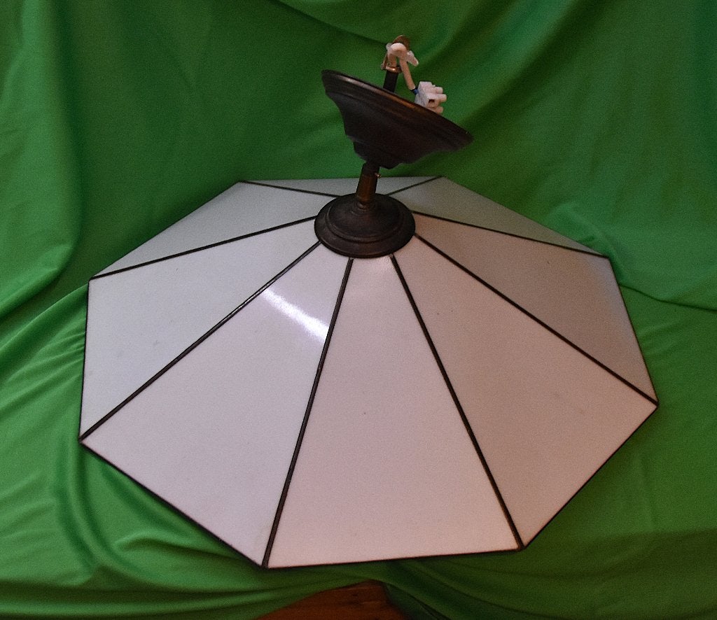 brocante lamp, Ophalen
