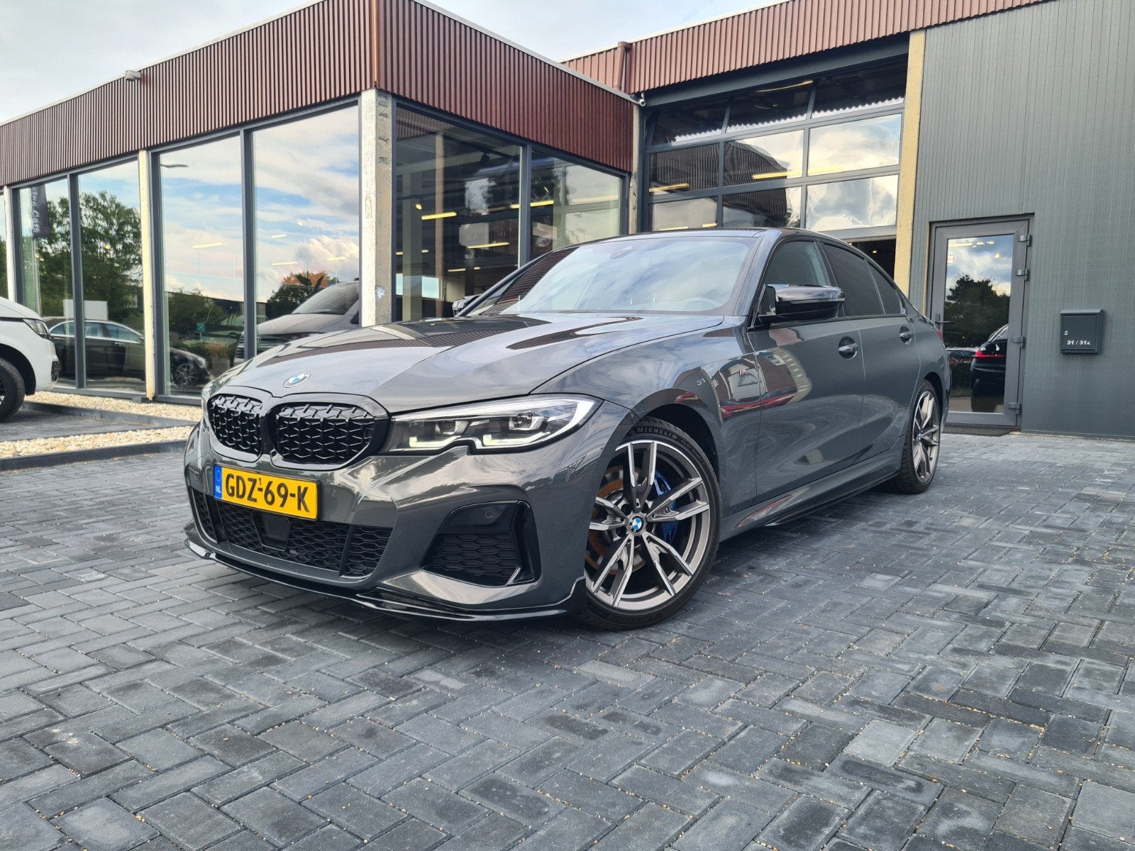 BMW 3-Serie M340i 490pk Xdrive Aut 2020 Dravitgrau BTW Auto, Auto's, 1800 kg, 1645 kg, Parkeerassistent, 374 pk