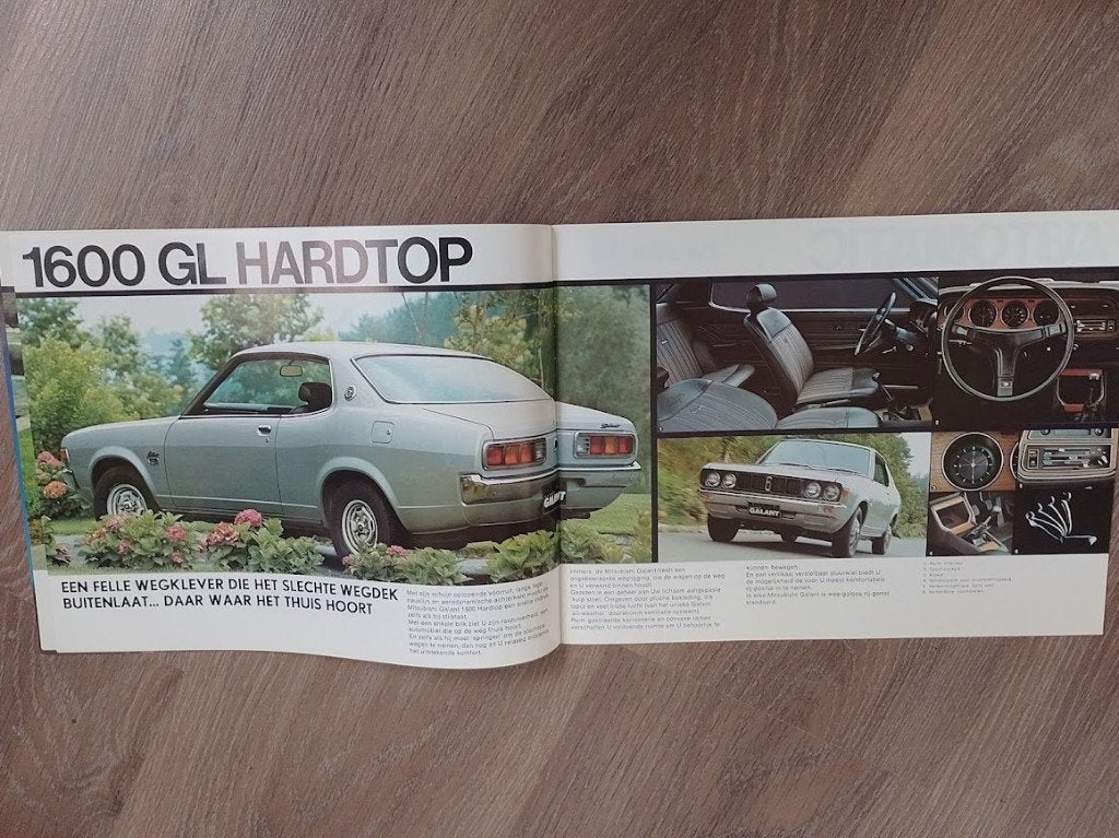 Mitsubishi Colt Galant1600,Hardtop, 2000 80 , Estate 1974, Ophalen of Verzenden, Nieuw, Mitsubishi