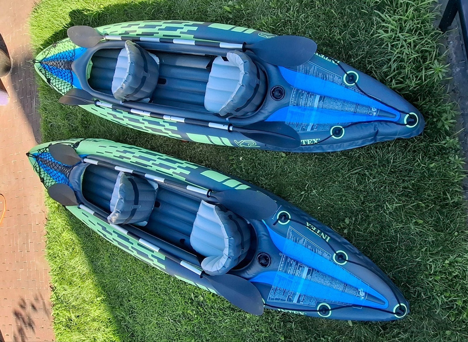 2 Kajaks, Watersport en Boten, Kano's, Ophalen of Verzenden, Zo goed als nieuw, Twee personen, Kajak