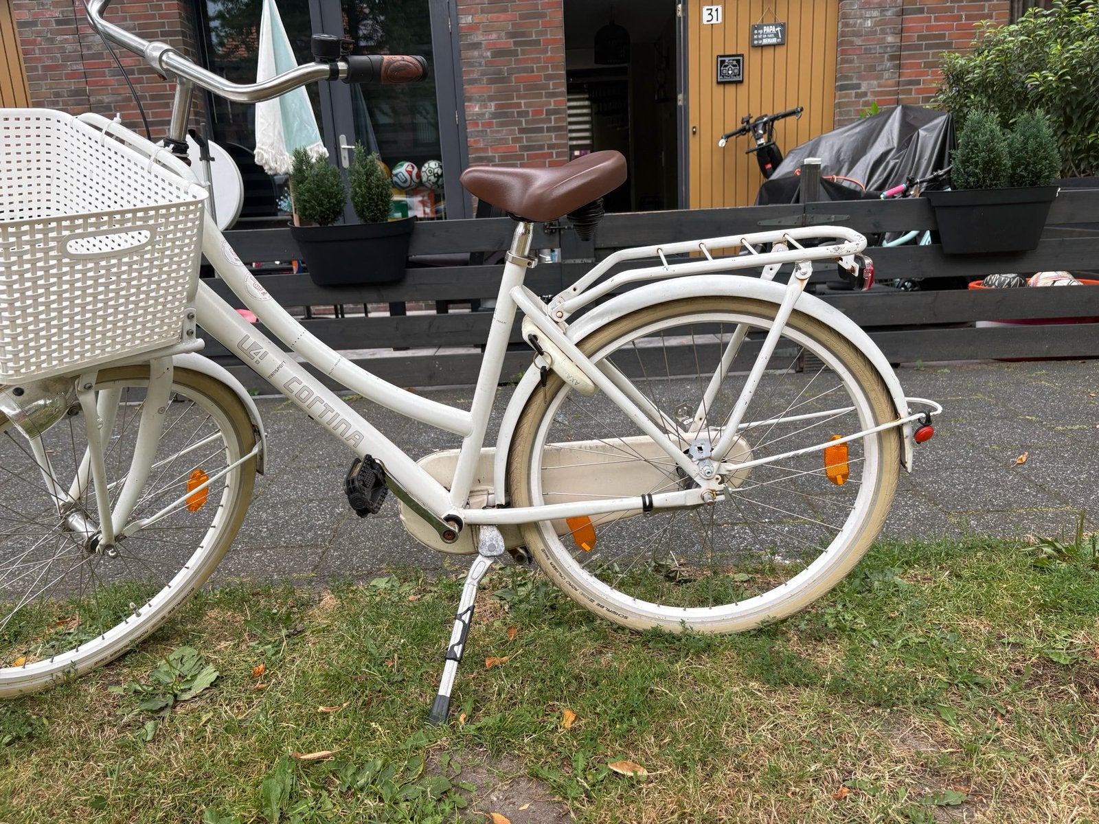 Fiets 24 inch cortina transsport lite, Fietsen en Brommers, Fietsen | Meisjes, Ophalen, Terugtraprem, Cortina transport fiets