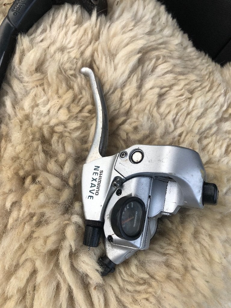 Shimano Nexave fietsremhendel met shifter, Remmen, Gebruikt, Toerfiets, Ophalen of Verzenden