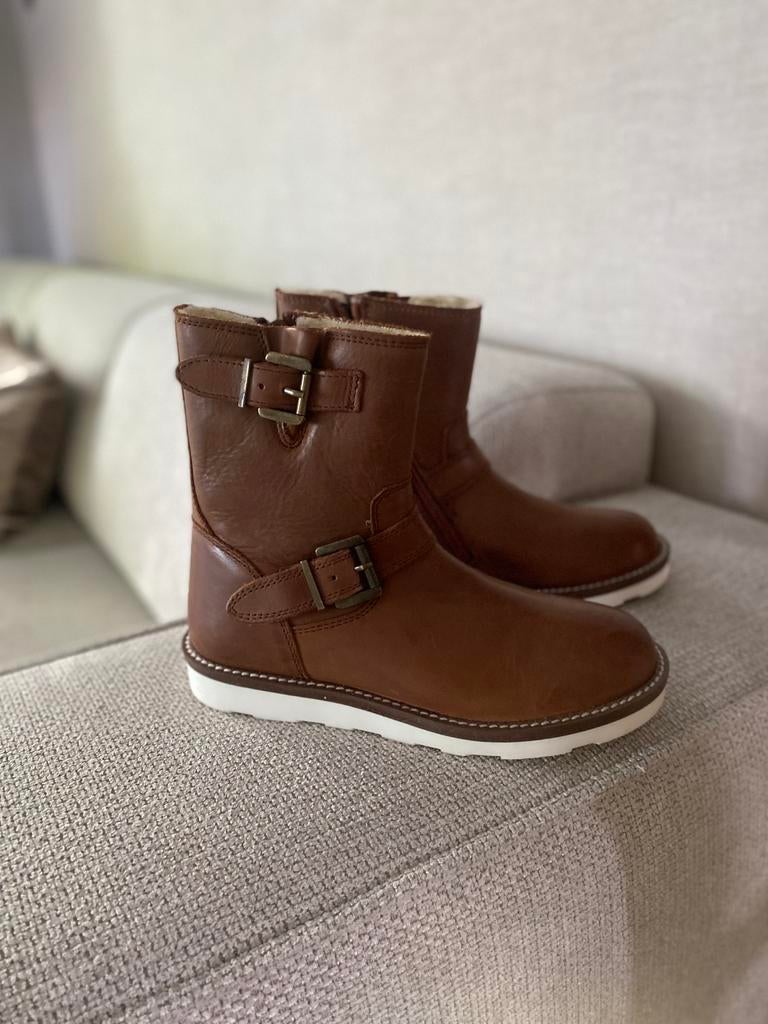 Leren boots maat 33 / Nieuw in doos, Nieuw, Ophalen of Verzenden, Laarzen, Jongen