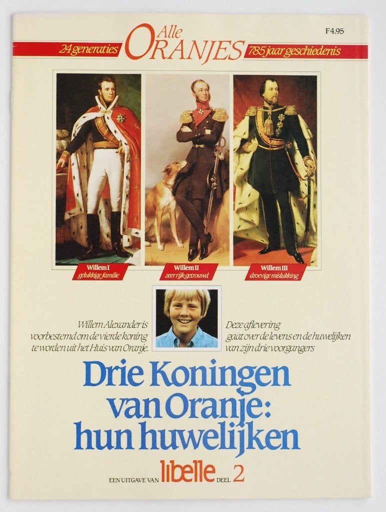 Koningshuis: Drie koningen van Oranje hun huwelijken, Verzenden, Zo goed als nieuw