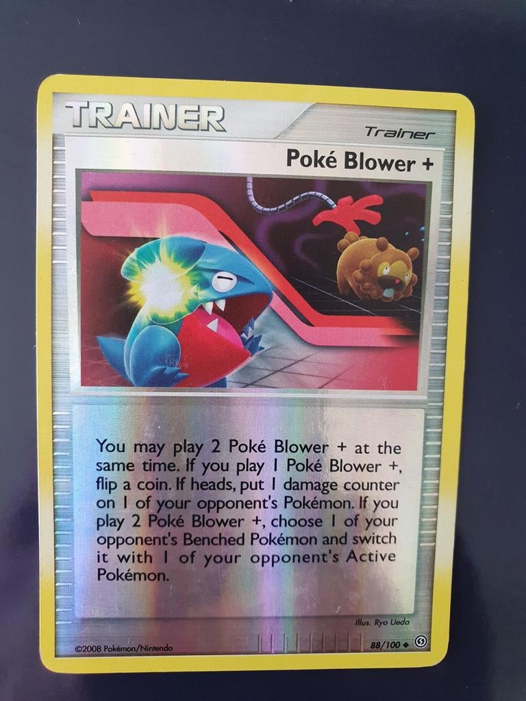 Trainer Poke Blower 88/100 reverse holo pokemon kaart, Ophalen of Verzenden, Zo goed als nieuw