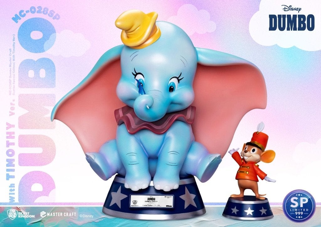 Dumbo Master Craft Statue Dumbo Special Edition With Timothy, Beeldje, Replica of Model, Nieuw, Beast Kindom, Ophalen of Verzenden