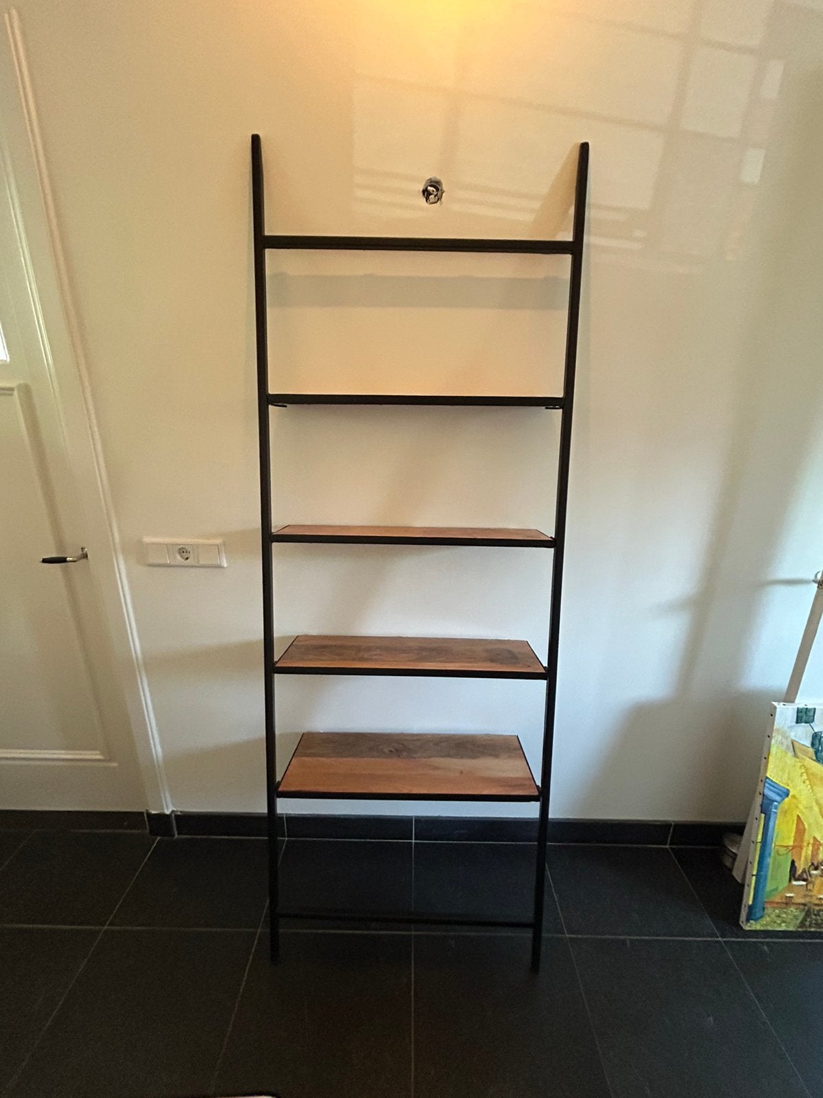 Stalen wandrek, Huis en Inrichting, Woonaccessoires | Wandplanken en Boekenplanken, Ophalen, Gebruikt