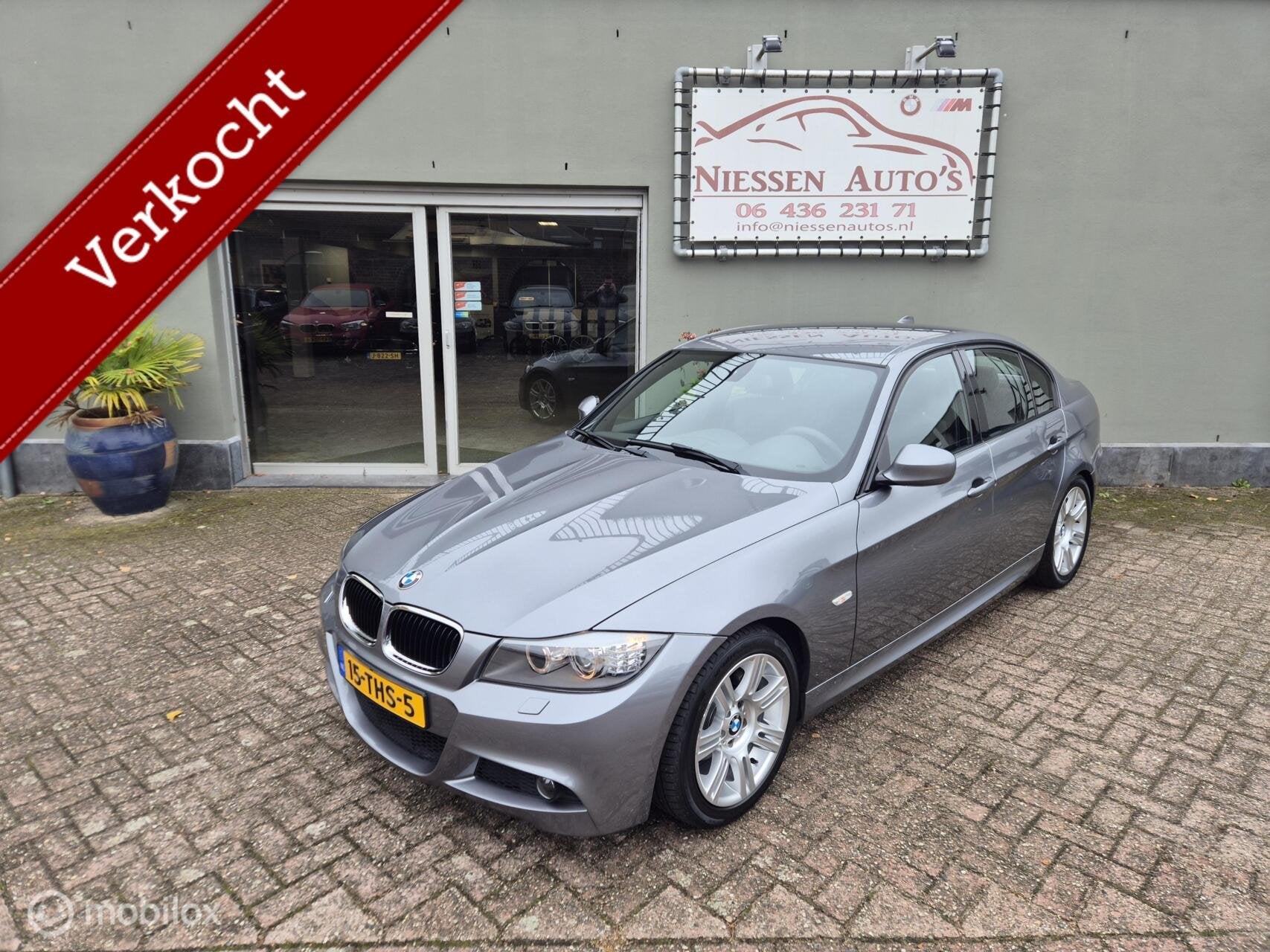 BMW 3-serie E90 318i M-Sport Edition Automaat/Nwe Ketting, Auto's, Automaat, Euro 5, 1995 cc, Zwart