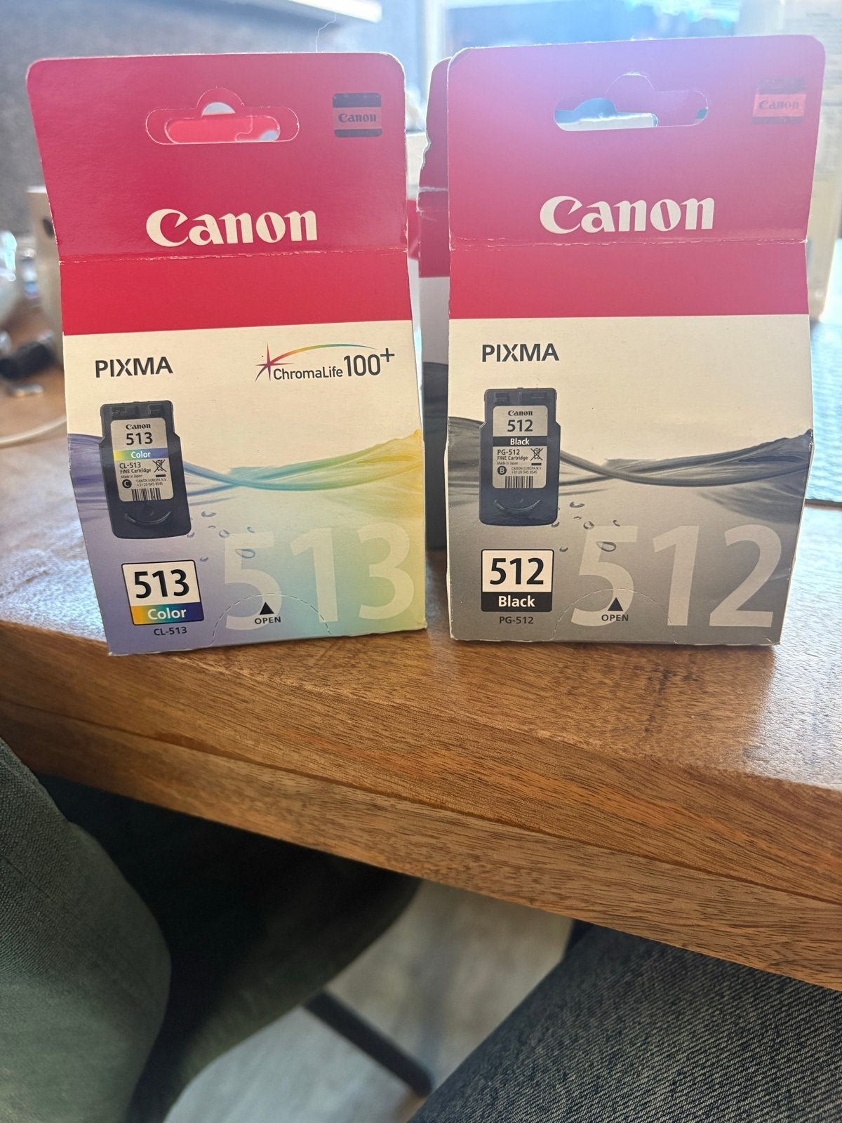 Canon Pixma Inktcartridges - 5x Kleur, 2x Zwart (512/513), Ophalen of Verzenden, Nieuw, Cartridge