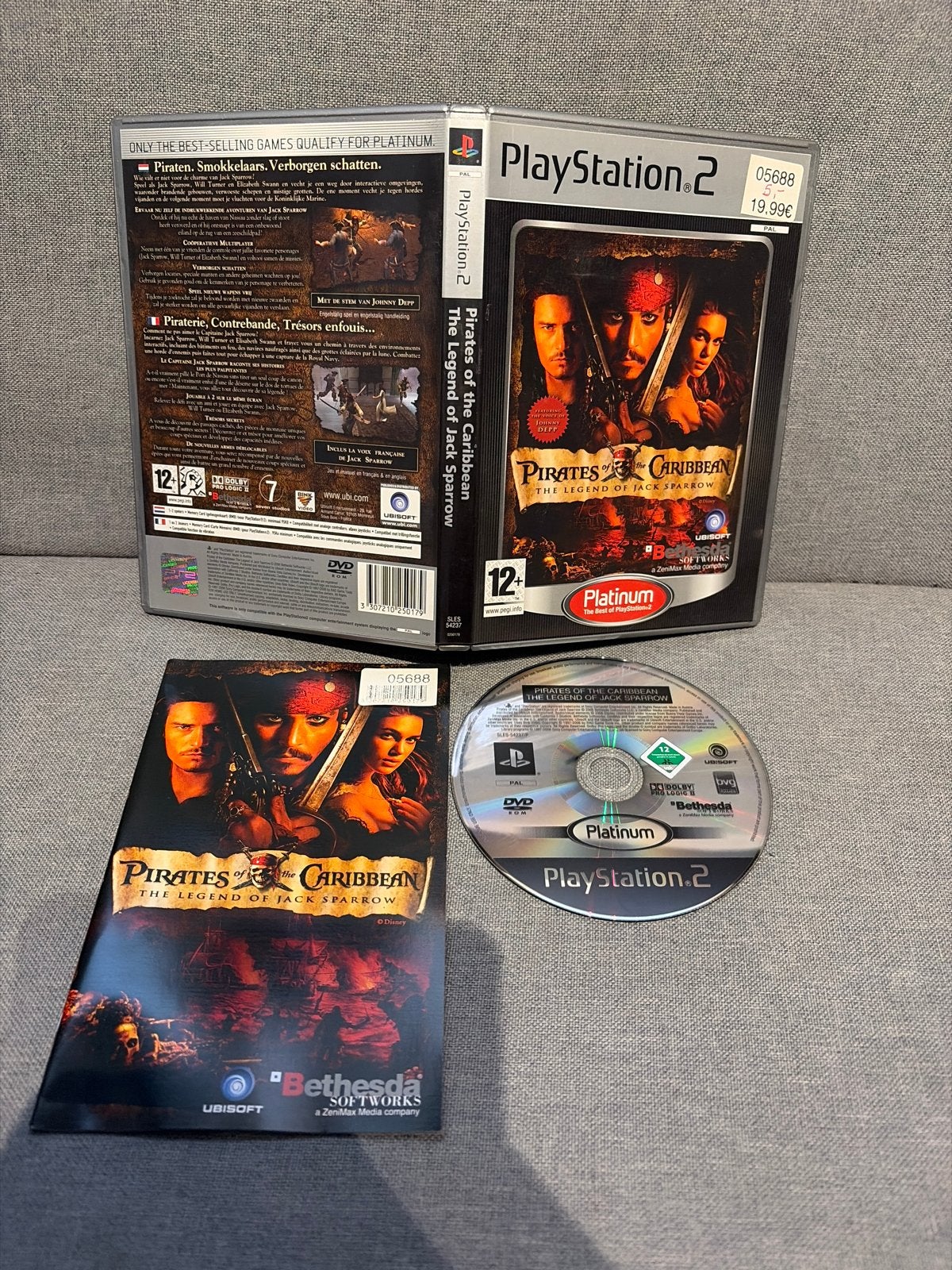 Pirates of the Caribbean: The Legend of Jack Sparrow PS2, Ophalen of Verzenden, Zo goed als nieuw