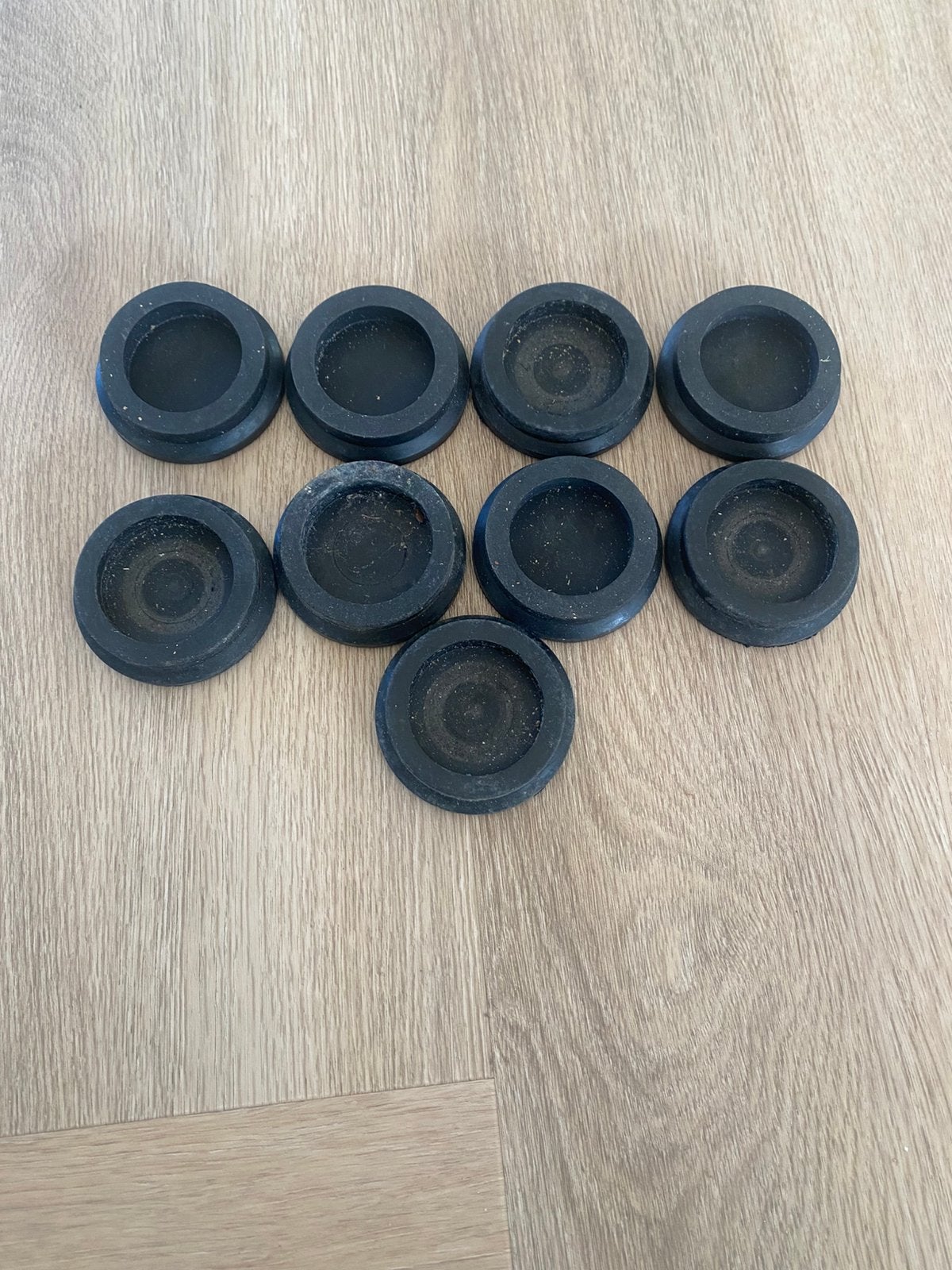 9 Flipperkast rubbers voor onder de poten, Ophalen of Verzenden, Zo goed als nieuw, Overige soorten, Onderdeel of Defecte kast