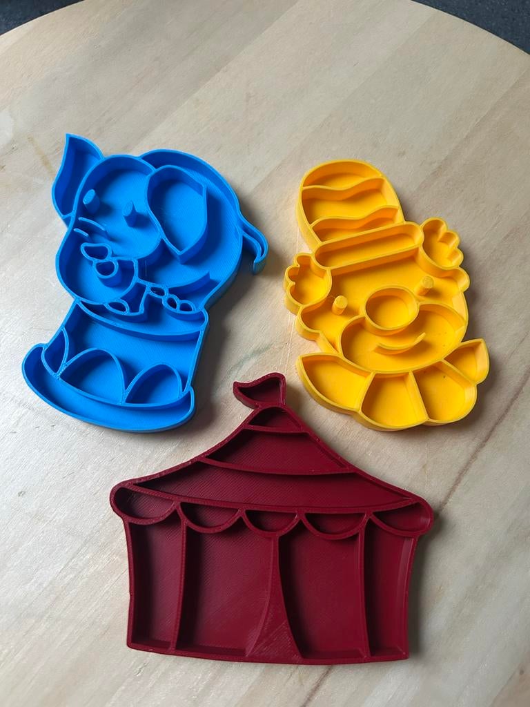 Circus Vulvormen voor Sensorisch Spel - 3 stuks, Ophalen of Verzenden, Nieuw
