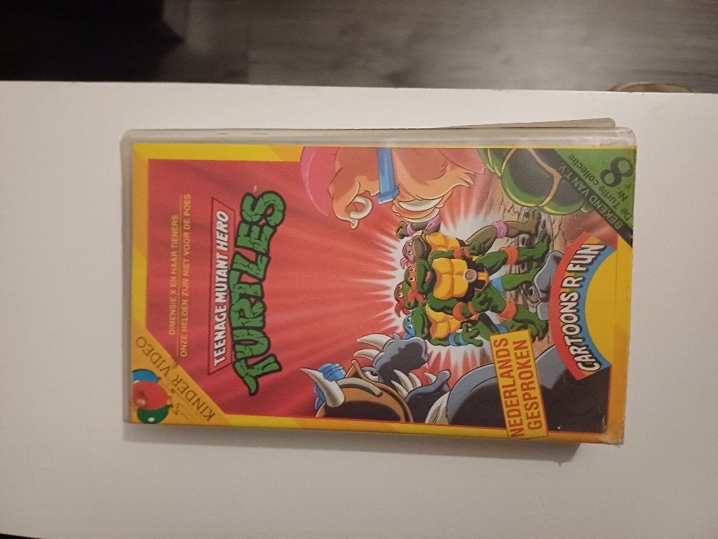 Teenage Mutant Hero Turtles VHS – Nederlands Gesproken, Gebruikt, Tekenfilm, Alle leeftijden, Ophalen of Verzenden