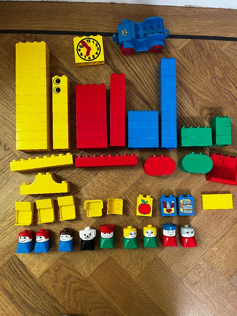 Vintage DUPLO set, Ophalen, Gebruikt, Losse stenen, Duplo