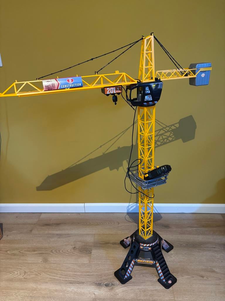 Dickie Toys Giant Constructie Hijskraan 120 cm, Ophalen, Gebruikt, Jongen of Meisje