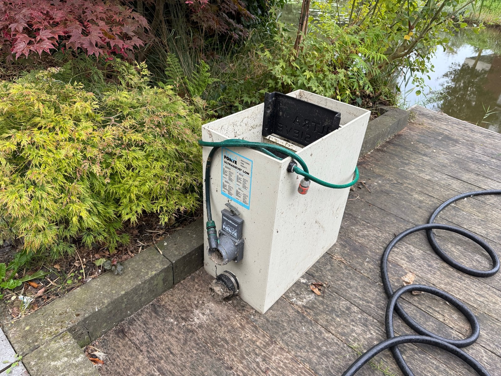 AquaForte UltraSieve Low vijverfilter, Tuin en Terras, Ophalen, Gebruikt