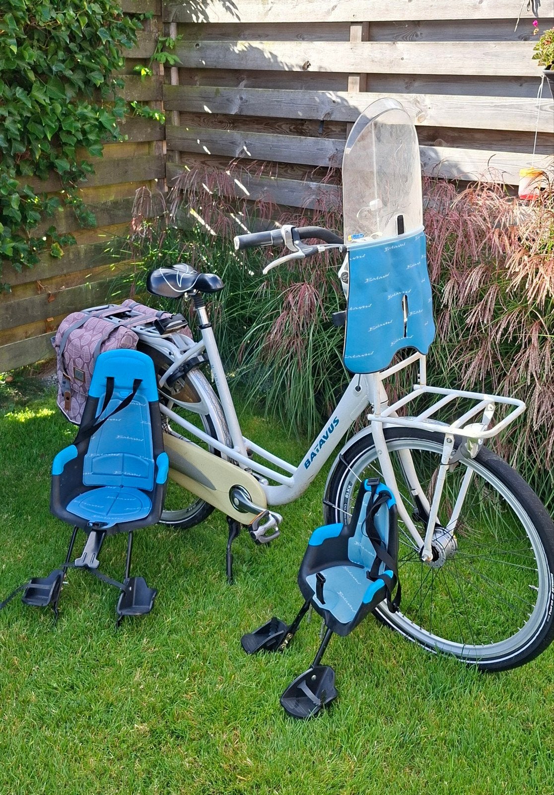 Batavus Mambo moederfiets, Fietsen en Brommers, Fietsen | Dames | Moederfietsen, Ophalen, 2 zitjes, Gebruikt, Batavus