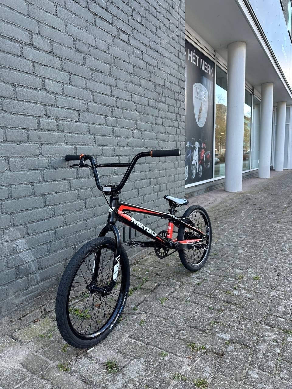 Meybo 540 Pro XL BMX - Zwart/Rood, Lichtgewicht, Fietsen en Brommers, Ophalen, Velgrem, Aluminium, Zo goed als nieuw