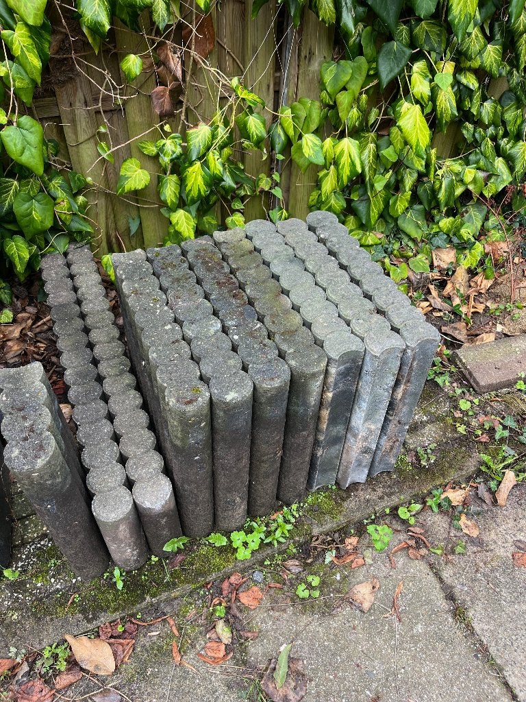 Betonnen opsluitbanden, Tuin en Terras, Ophalen, Gebruikt, Overige typen, Minder dan 5 m²