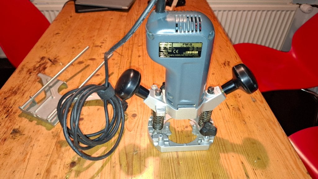 Bovenfrees – router  Hitachi FM8, Ophalen of Verzenden, Gebruikt, Elektrisch, Bovenfrees