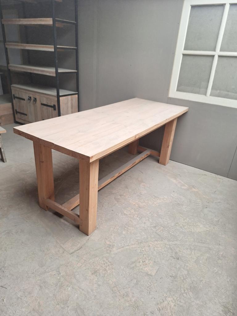 Robuuste Douglas Houten Tuintafel - Nieuw, Ophalen of Verzenden, Nieuw, Rechthoekig, Hout