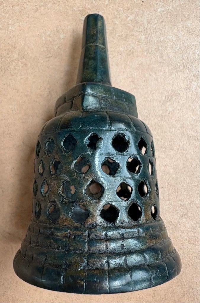 Miniatuur stoepa, brons, Overige typen, Ophalen of Verzenden, 9 cm, Indonesië