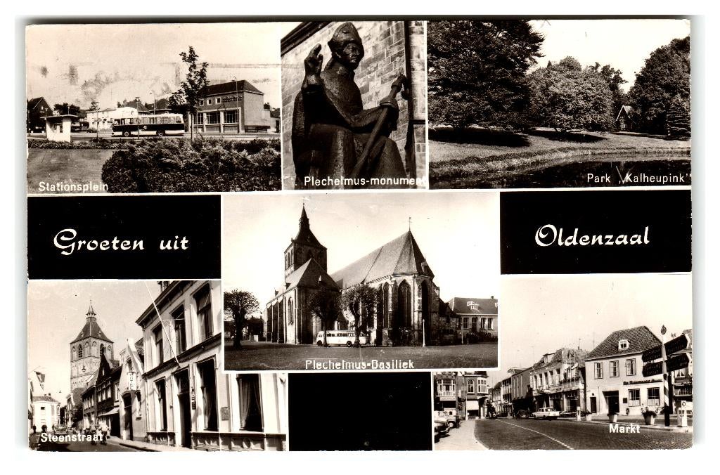 Oldenzaal, Groeten uit Oldenzaal, Verzamelen, Verzenden, 1960 tot 1980, Gelopen, Overijssel