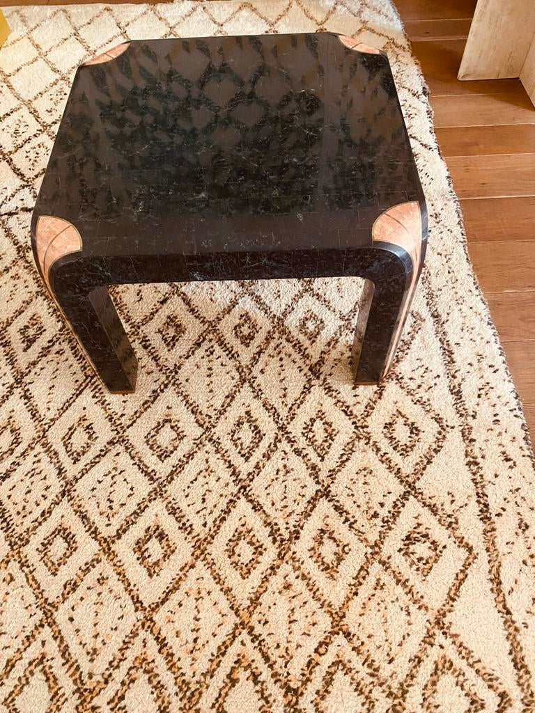 Vintage salontafel Maitland Smith ., Ophalen, Overige materialen, 100 tot 150 cm, Vierkant