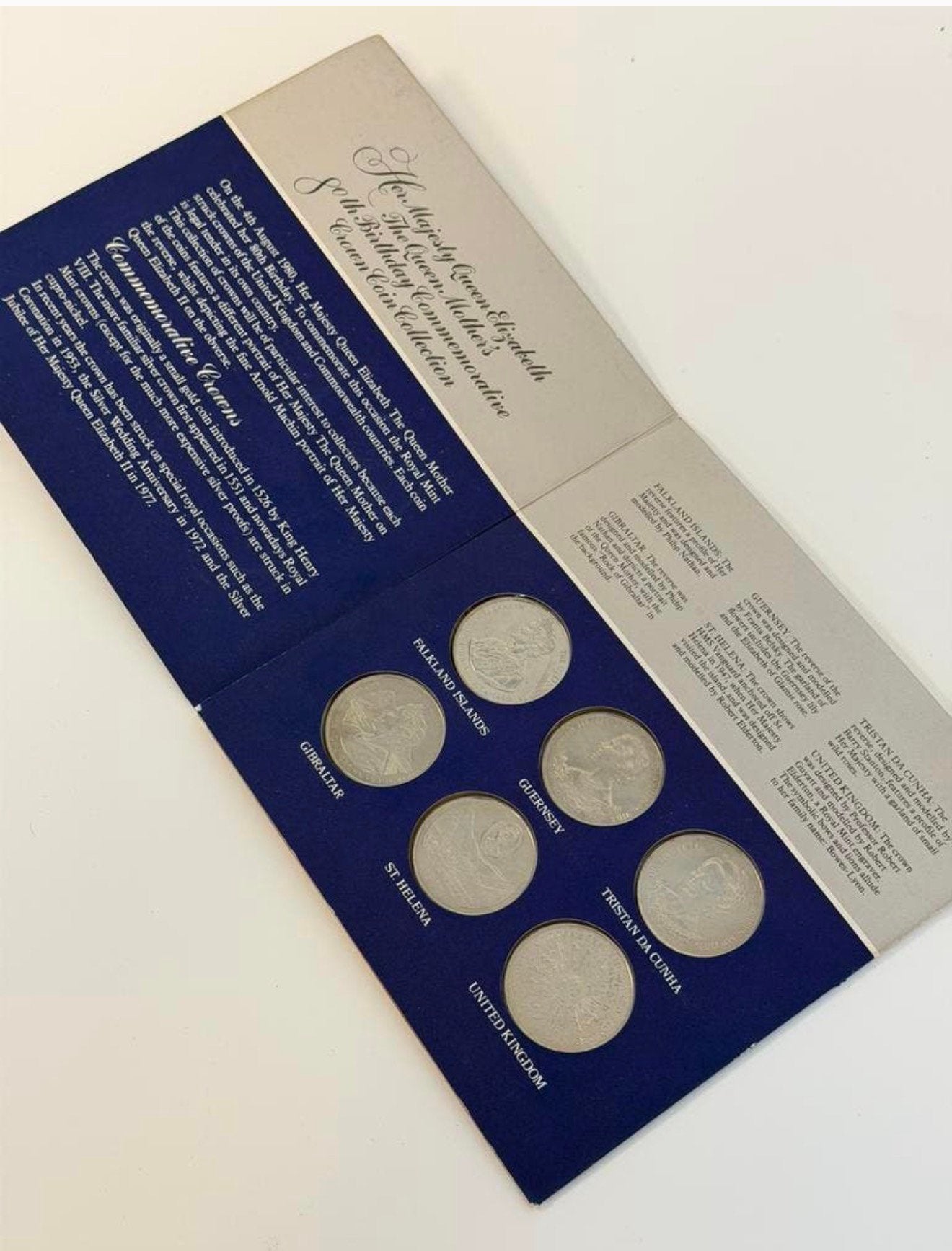 Queen Mother 80th Birthday Coin Set 1980 Commonwealth munten, Ophalen of Verzenden, Overige landen, Setje