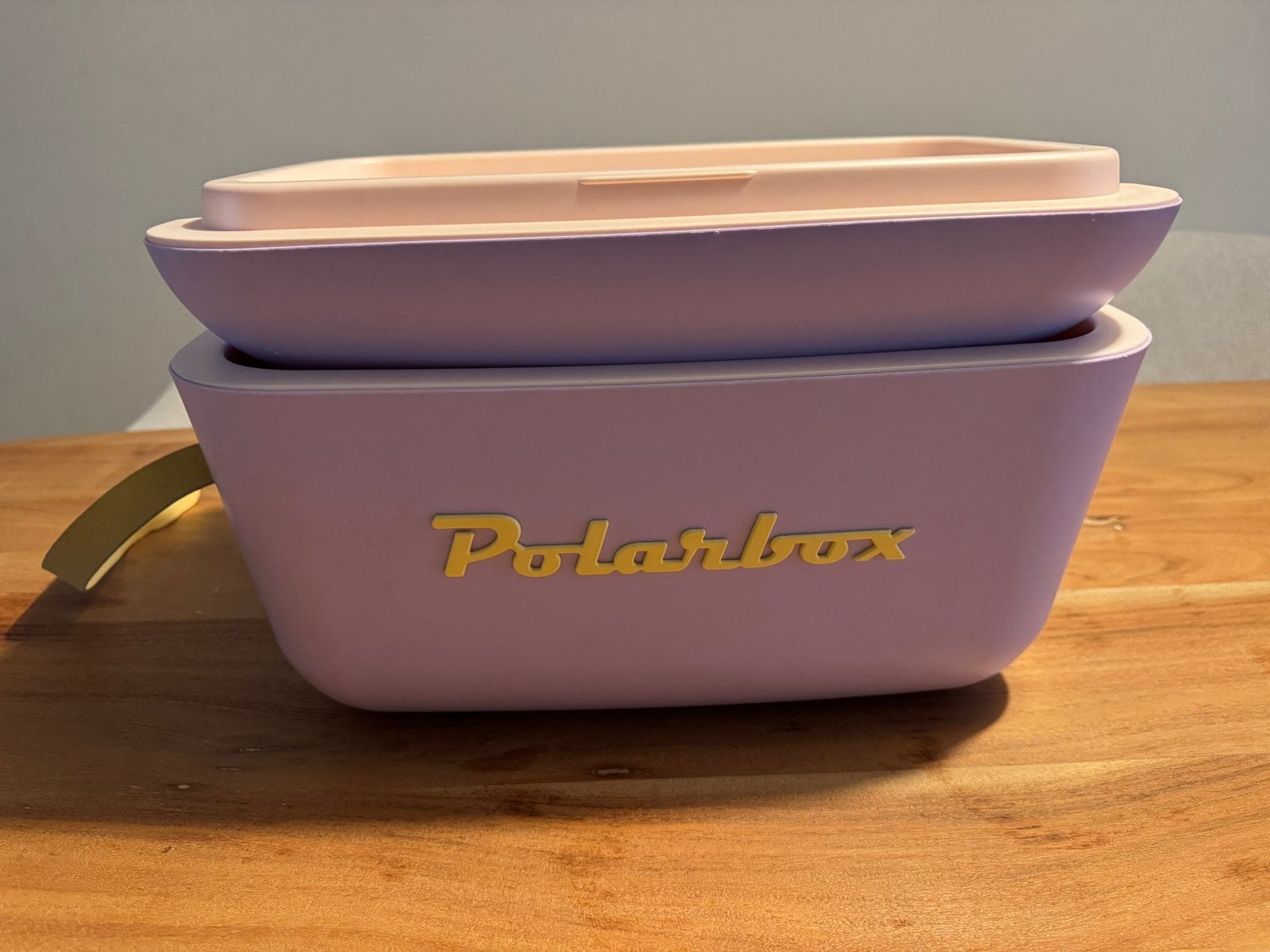 Koelbox lila met geel polarbox, Caravans en Kamperen, Ophalen, Zo goed als nieuw, Koelbox, Koelelement